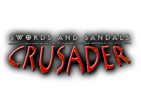 game swords and sandals crusader logo