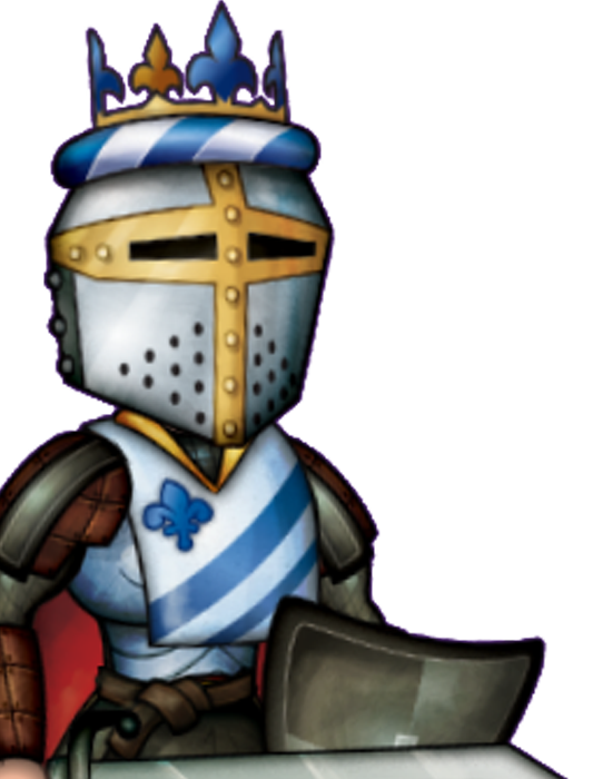 game swords and sandals medieval hero left